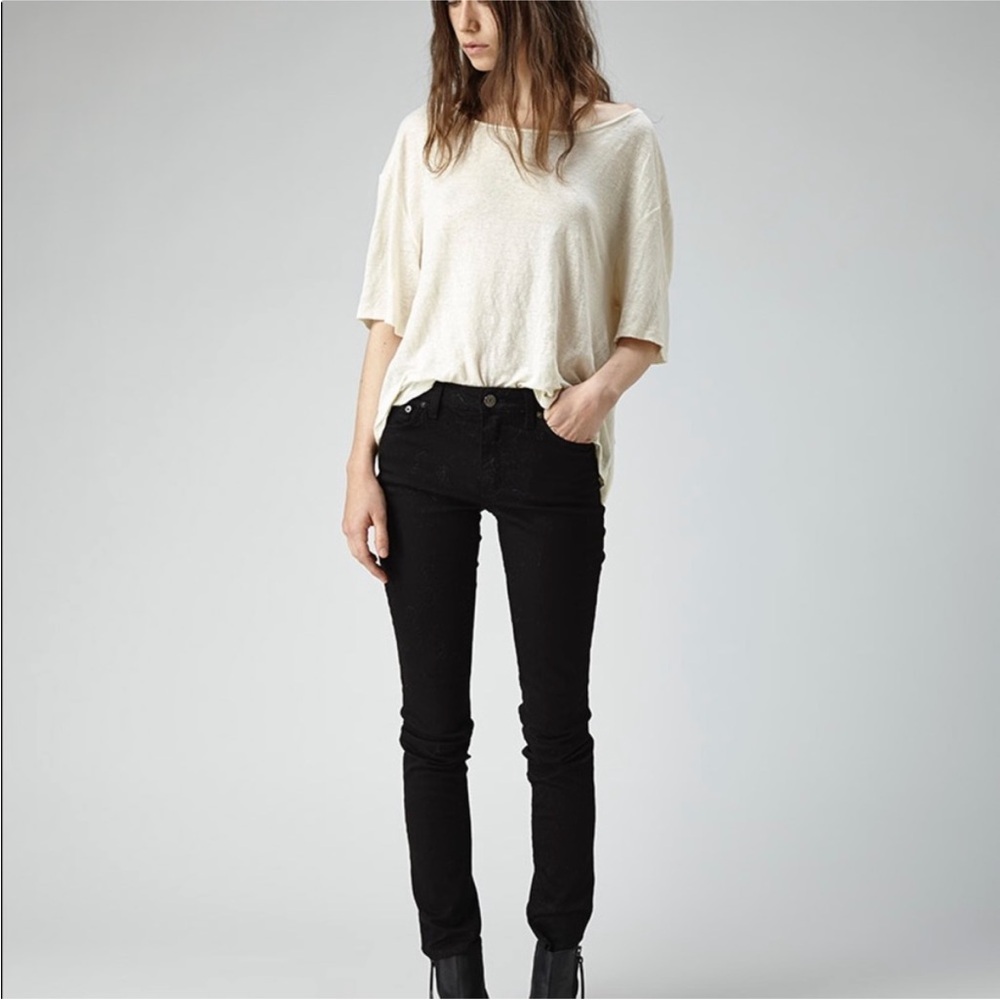 Acne Studios Skin 5 Jeans used black 30/32 women’s 10 skinny slim jeans denim